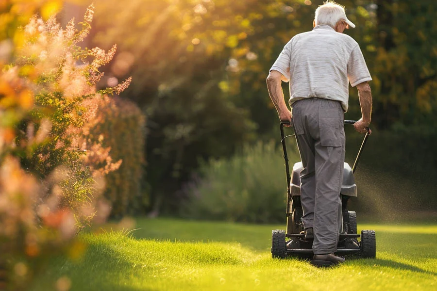 battery electric lawn mower