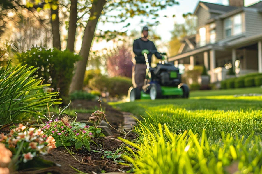 battery electric lawn mower