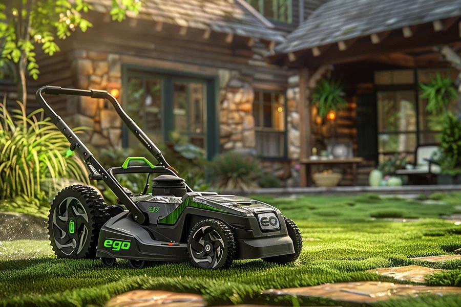 best rated battery lawn mower