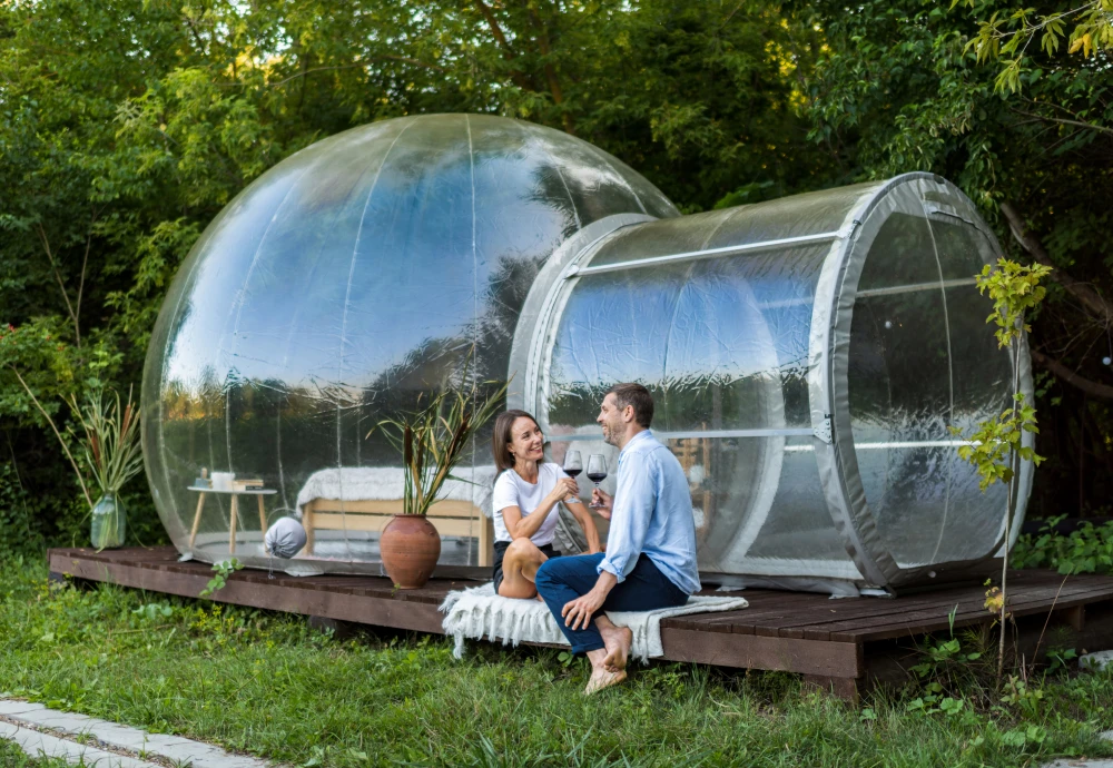 cozy bubble tent